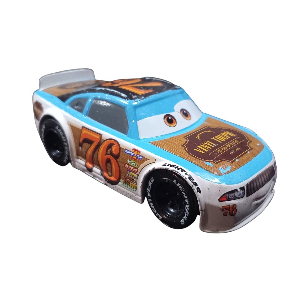 Disney Pixar Cars Pull N Race Rev Roadages #76 Vinyl Toupee Disney Store